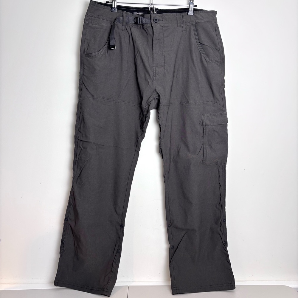 Prana Stretch Zion Straight Pant size 36x30 Relaxed Fit
